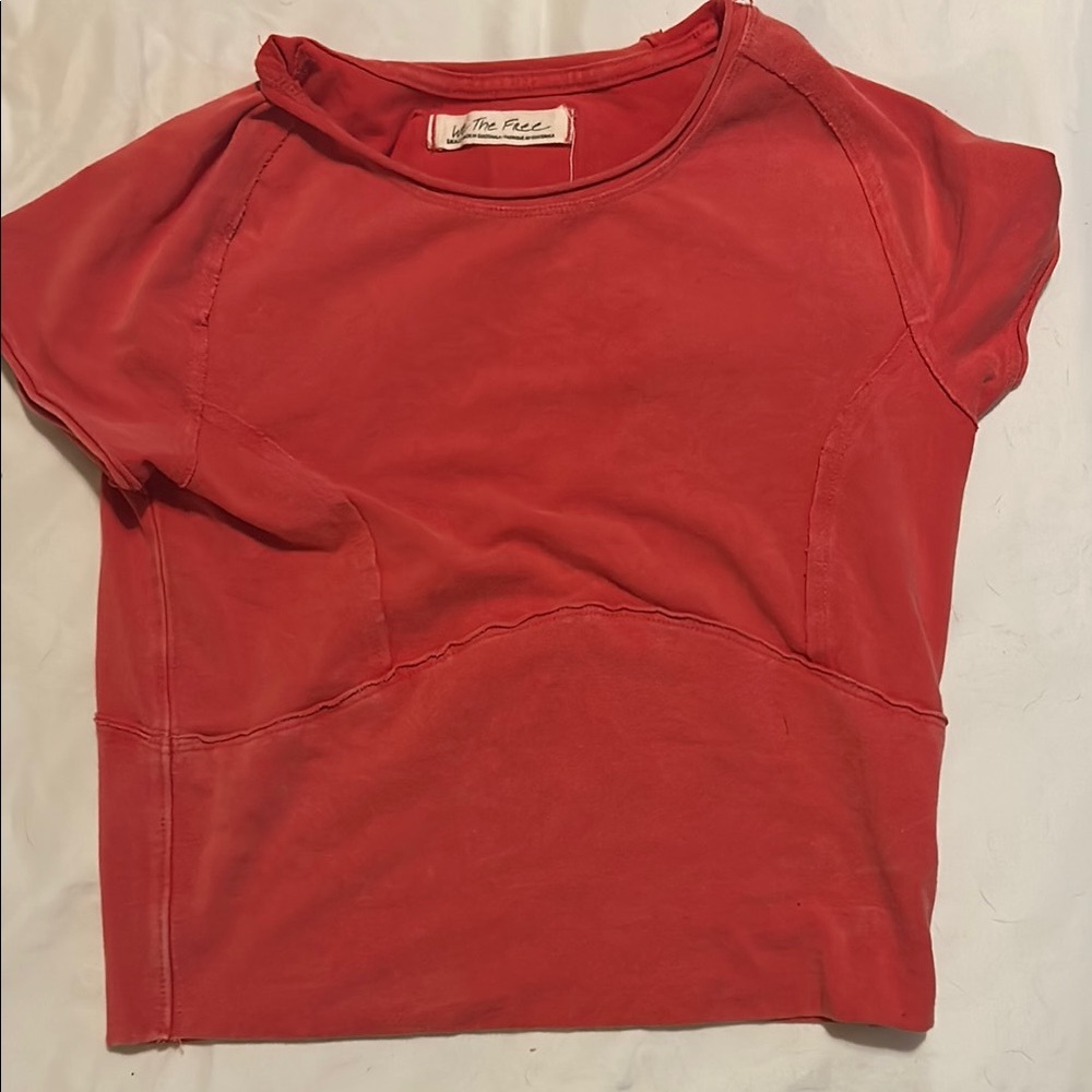 We The Free Vibrant Red Tee
